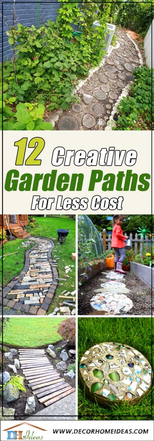 Creative Garden Paths For Less Cost Than You Might Expect