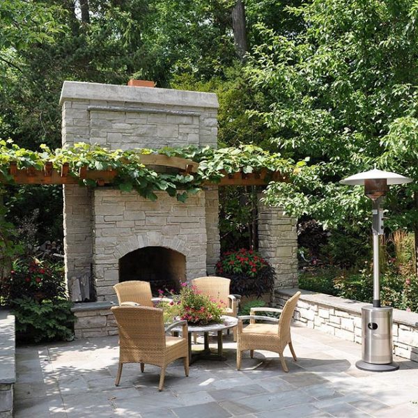 How to Decorate an Outdoor Retreat with a Fireplace | Decor Home Ideas