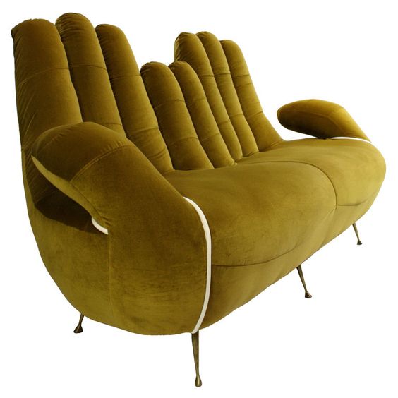 Cupped hands sofa design #sofa #couch #design #furniture #interiordesign #homedecor #decorhomeideas