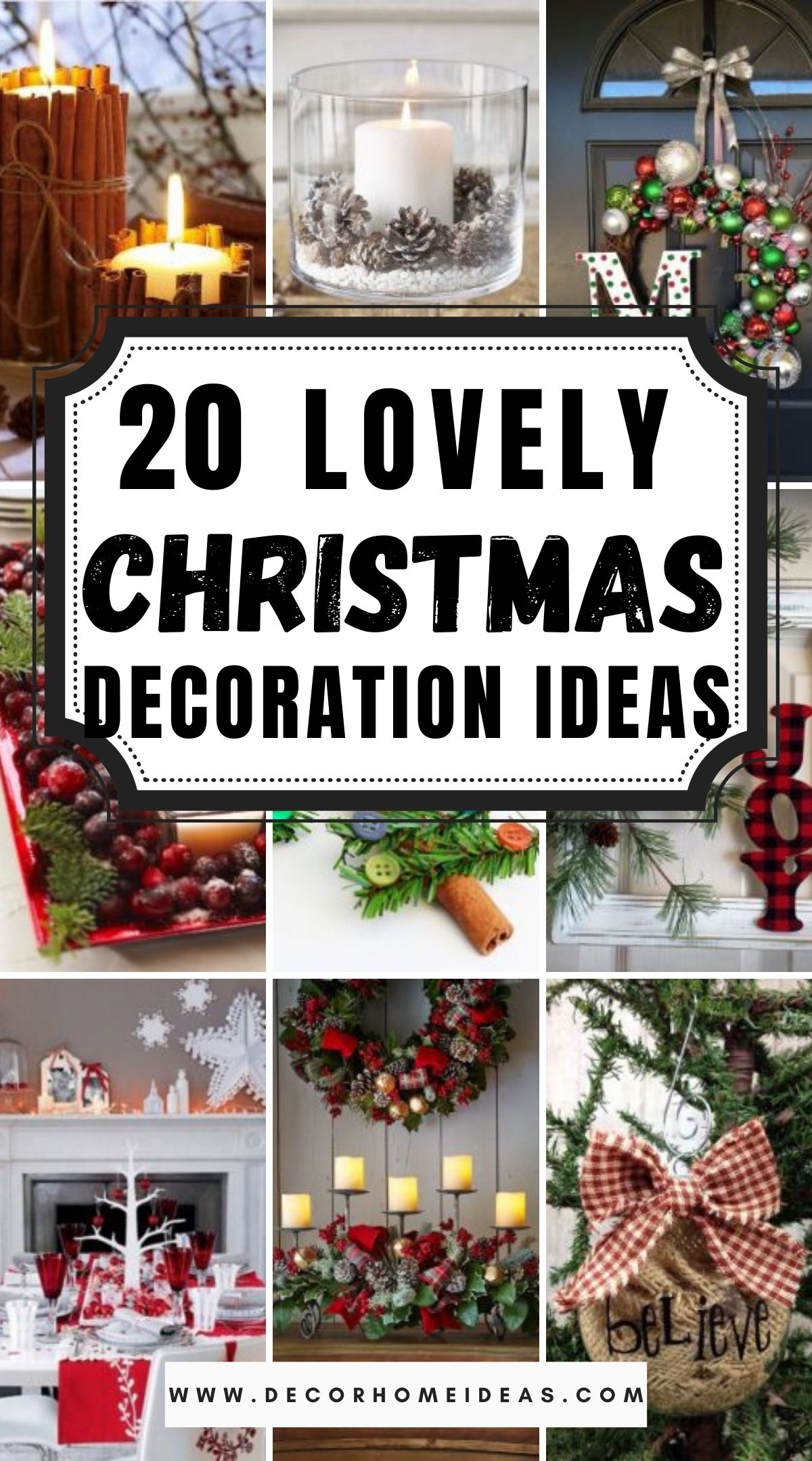 20 Lovely Christmas Decoration Ideas 2