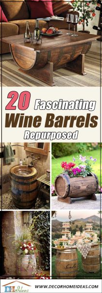 20 Truly Fascinating Ways To Repurpose Old Wine Barrels