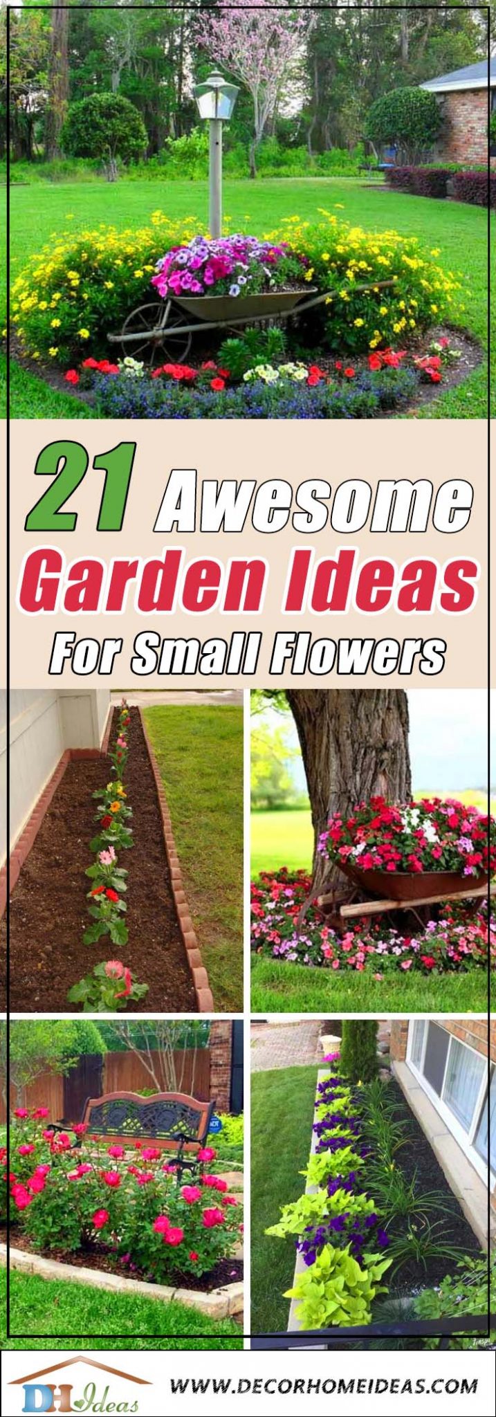 21 Awesome Garden Ideas For Small Flowers | Decor Home Ideas