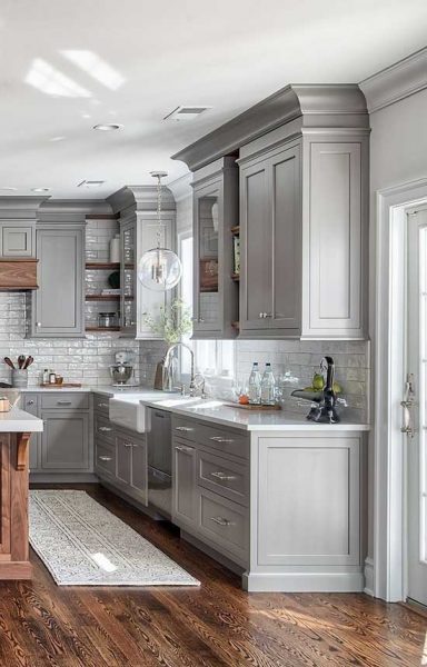 25 Best Gray Kitchen Cabinets Ideas for 2024 | Decor Home Ideas