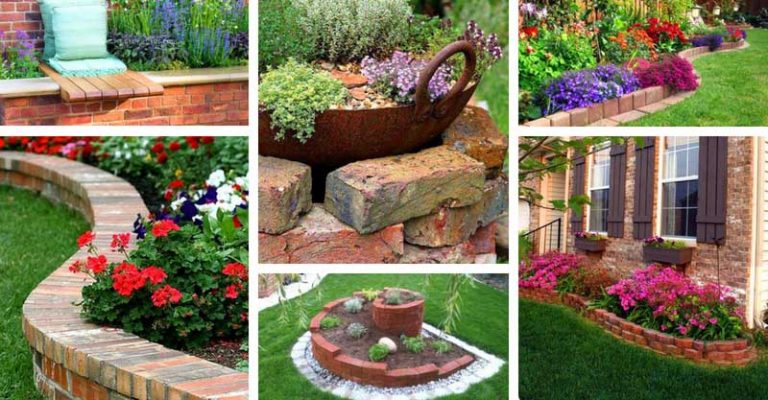 How To Build A Flower Bed In 2024 A To Z Decor Home Ideas   14 Brick Flower Bed Designs 768x400 