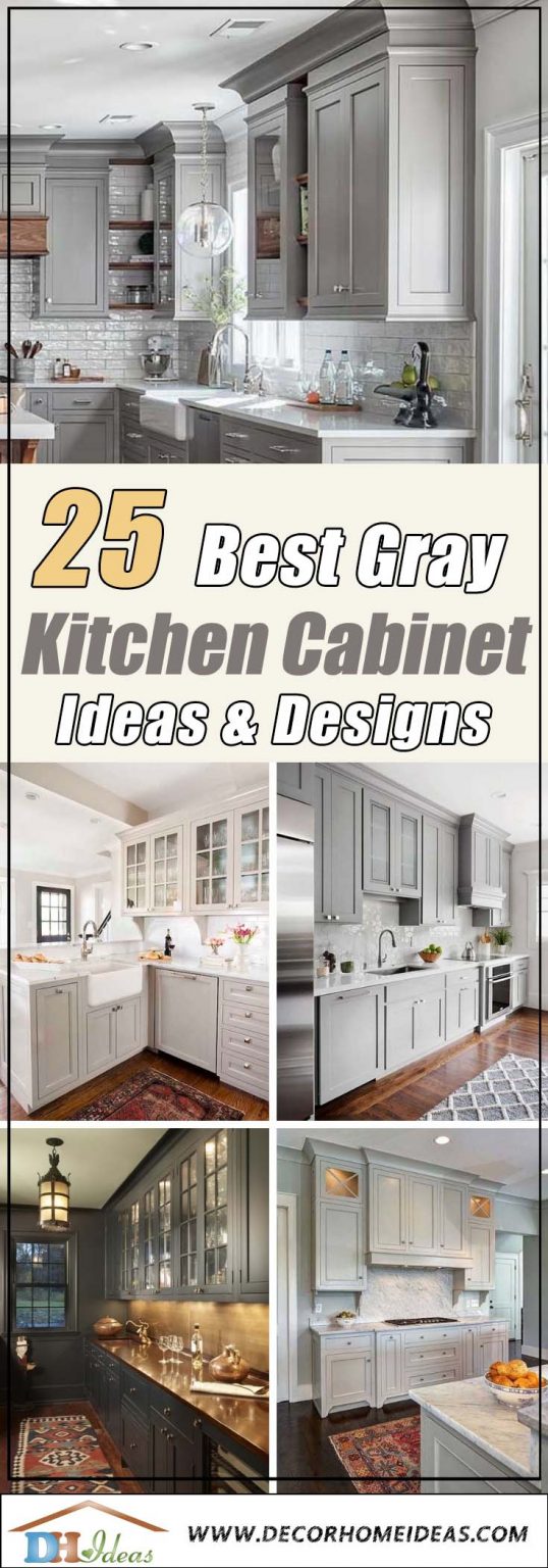 Gray Kitchen Cabinets Ideas 538x1536 
