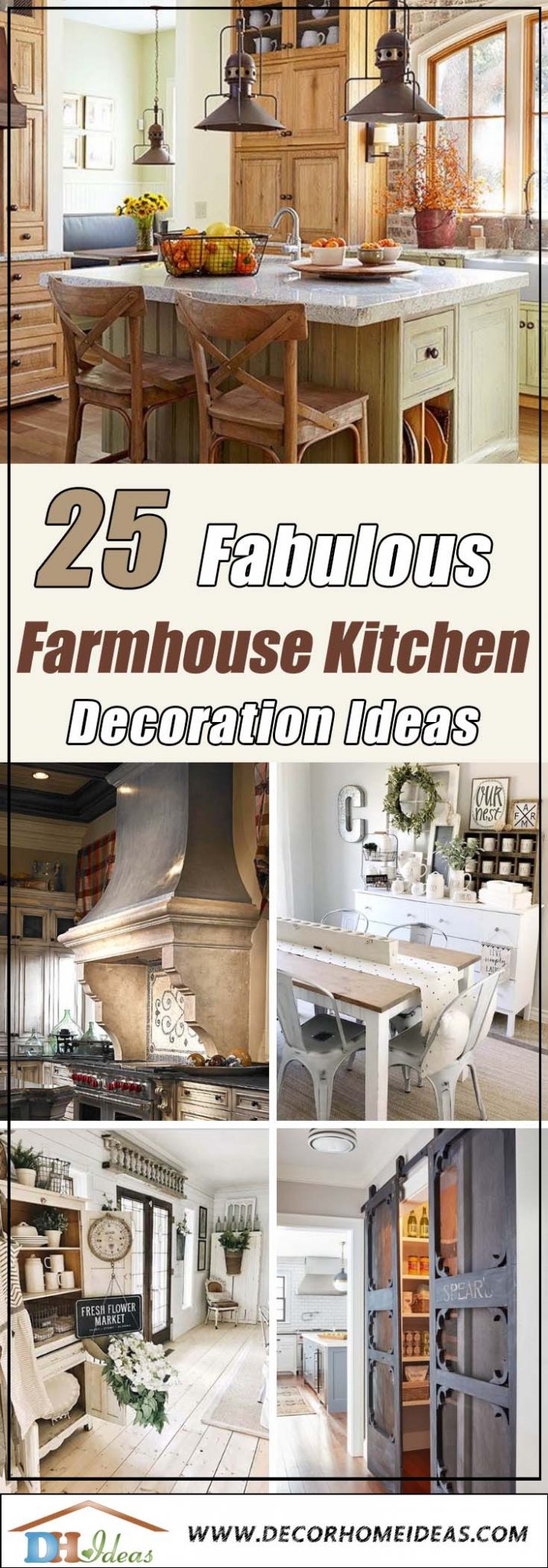 25 Charming Farmhouse Kitchen Decor Ideas