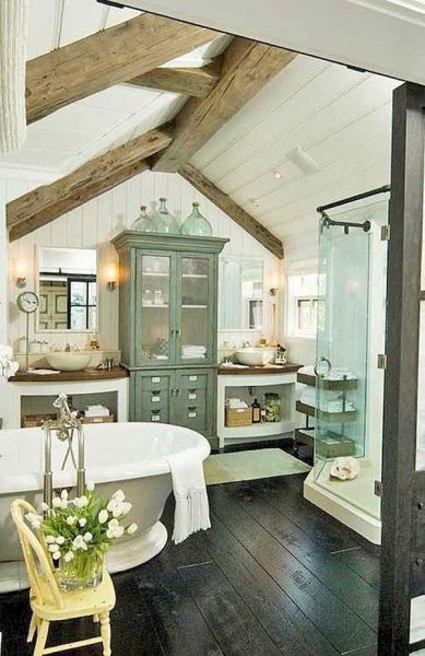 19 Lovely Country Bathroom Decor Ideas