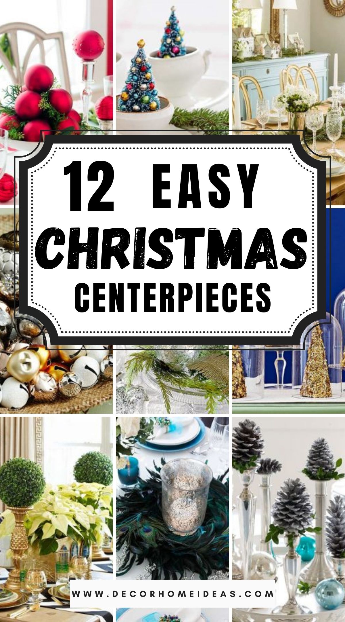 12 Easy Christmas Centerpieces To Impress Your Family 2