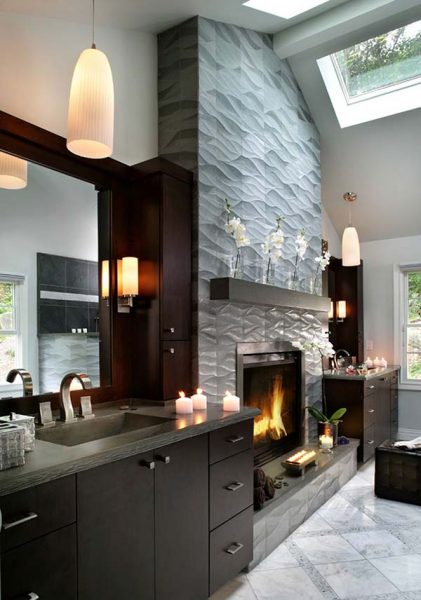 tiled fireplace ideas