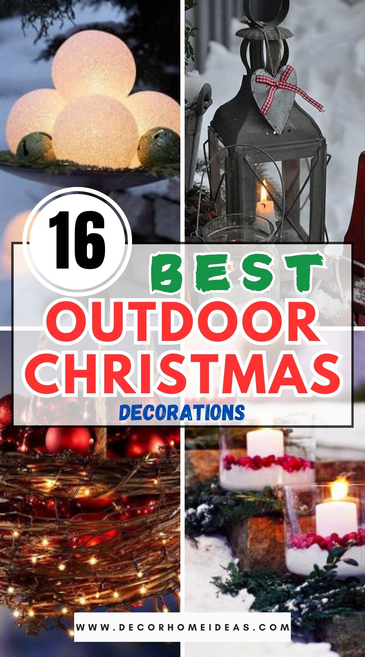 16 Outdoor Christmas Decorations 1