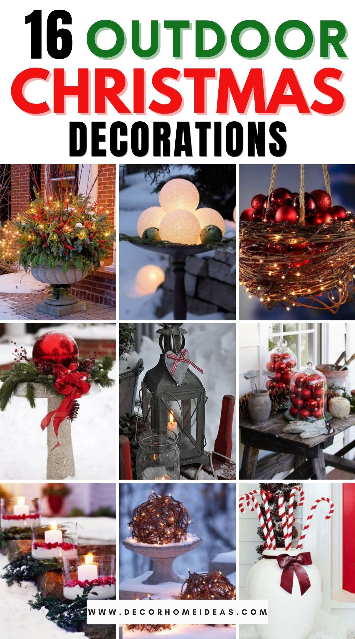 16 Outdoor Christmas Decorations 3