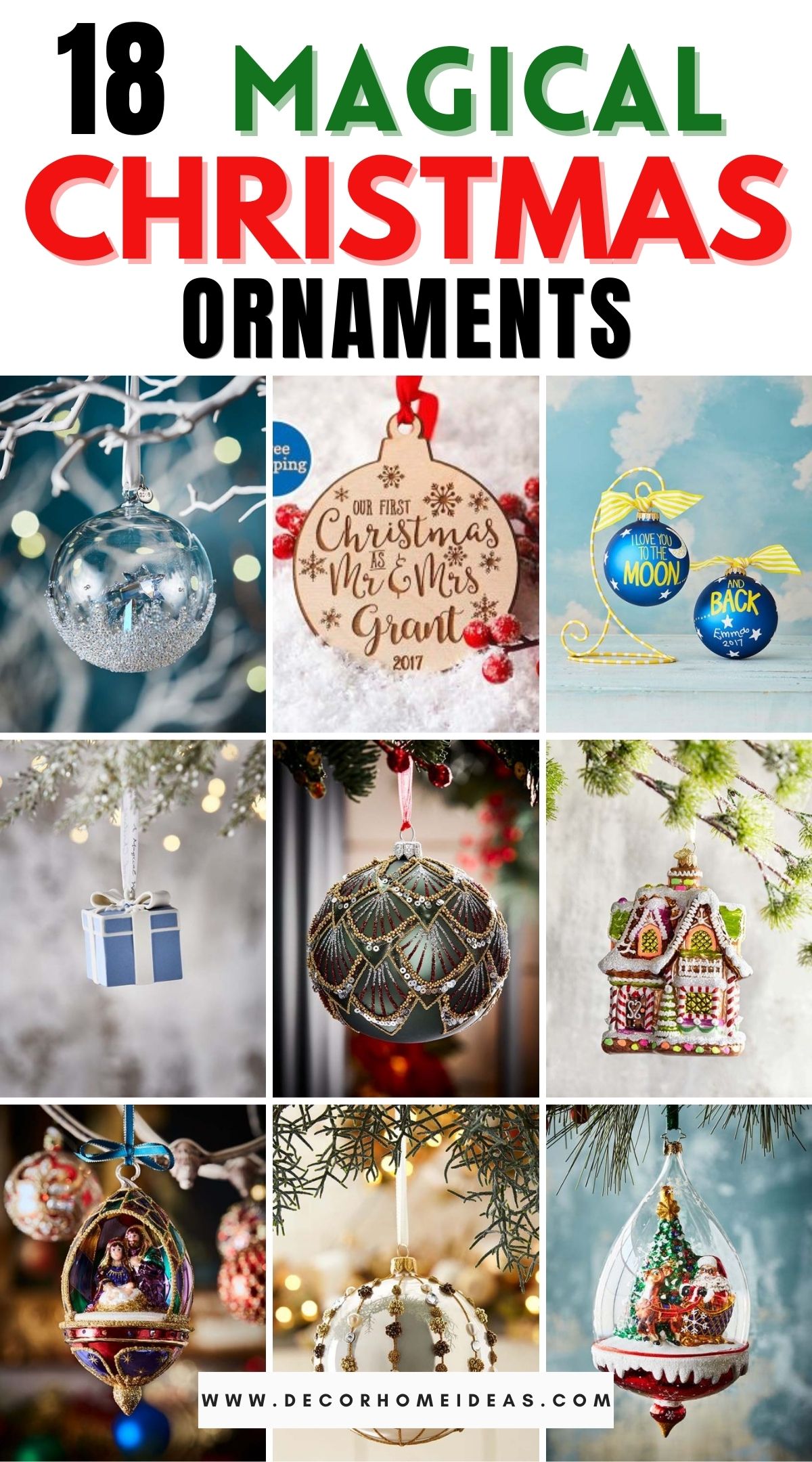 18 Magical Christmas Ornaments 3