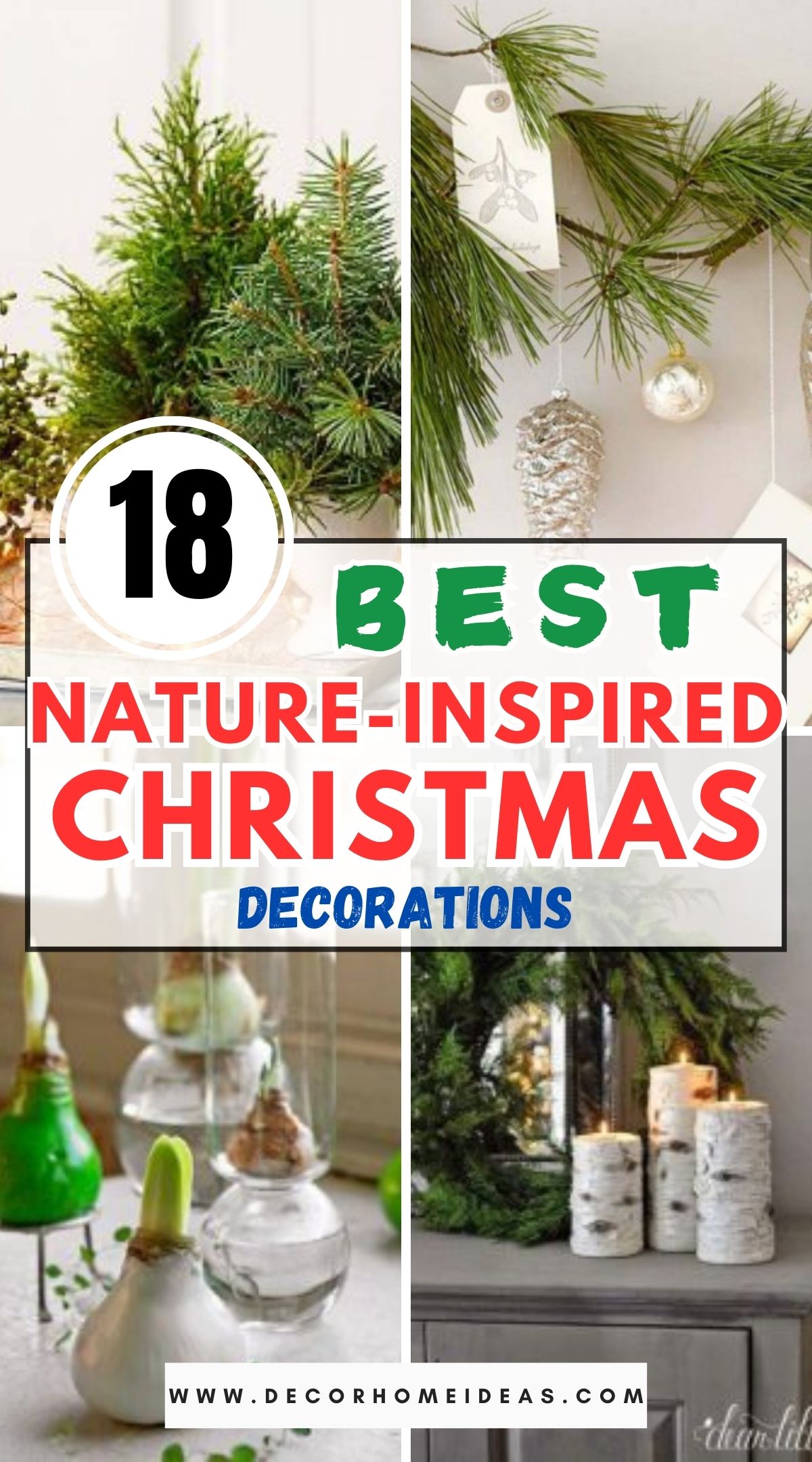 18 Nature Inspired Christmas Decorations 1