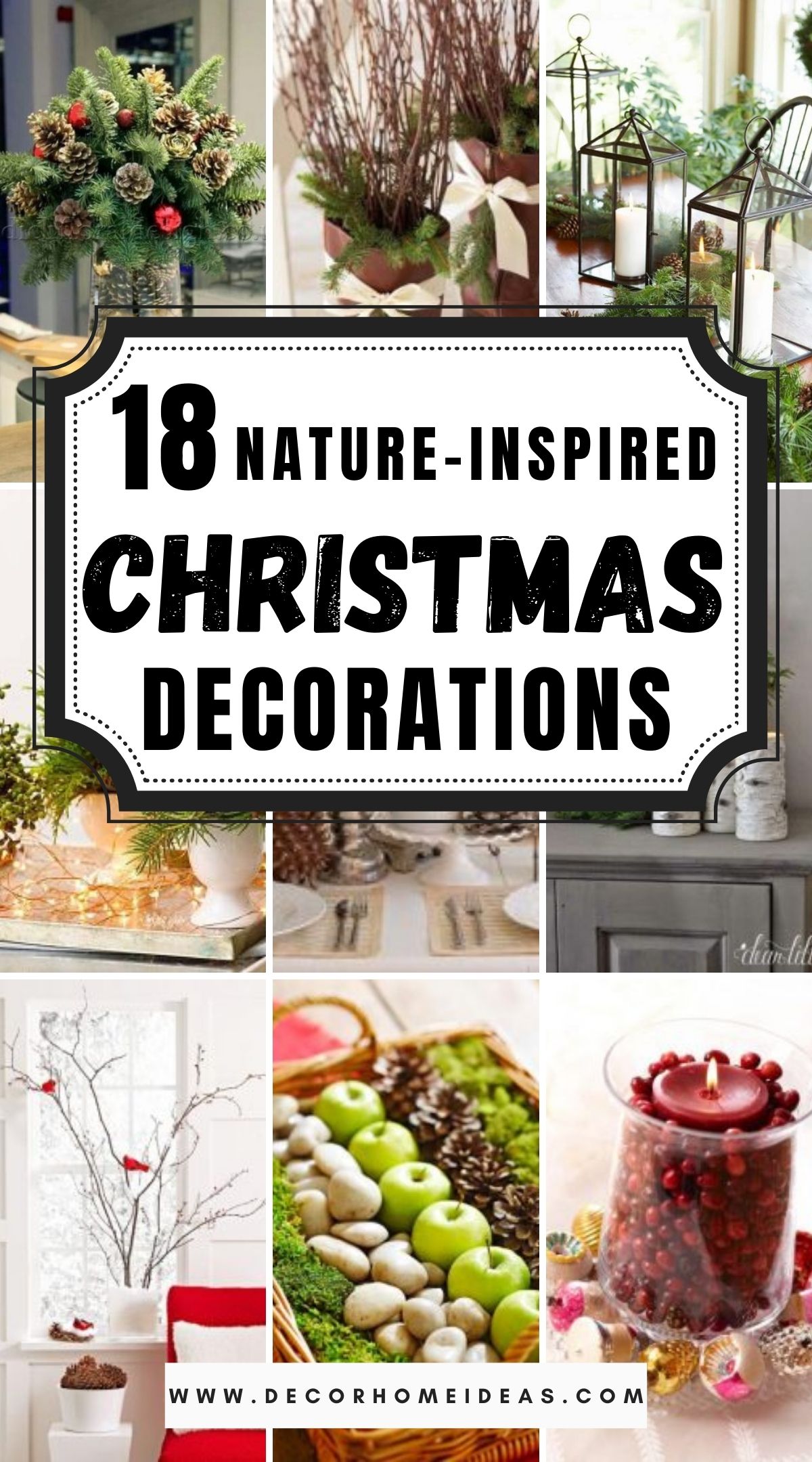 18 Nature Inspired Christmas Decorations 2