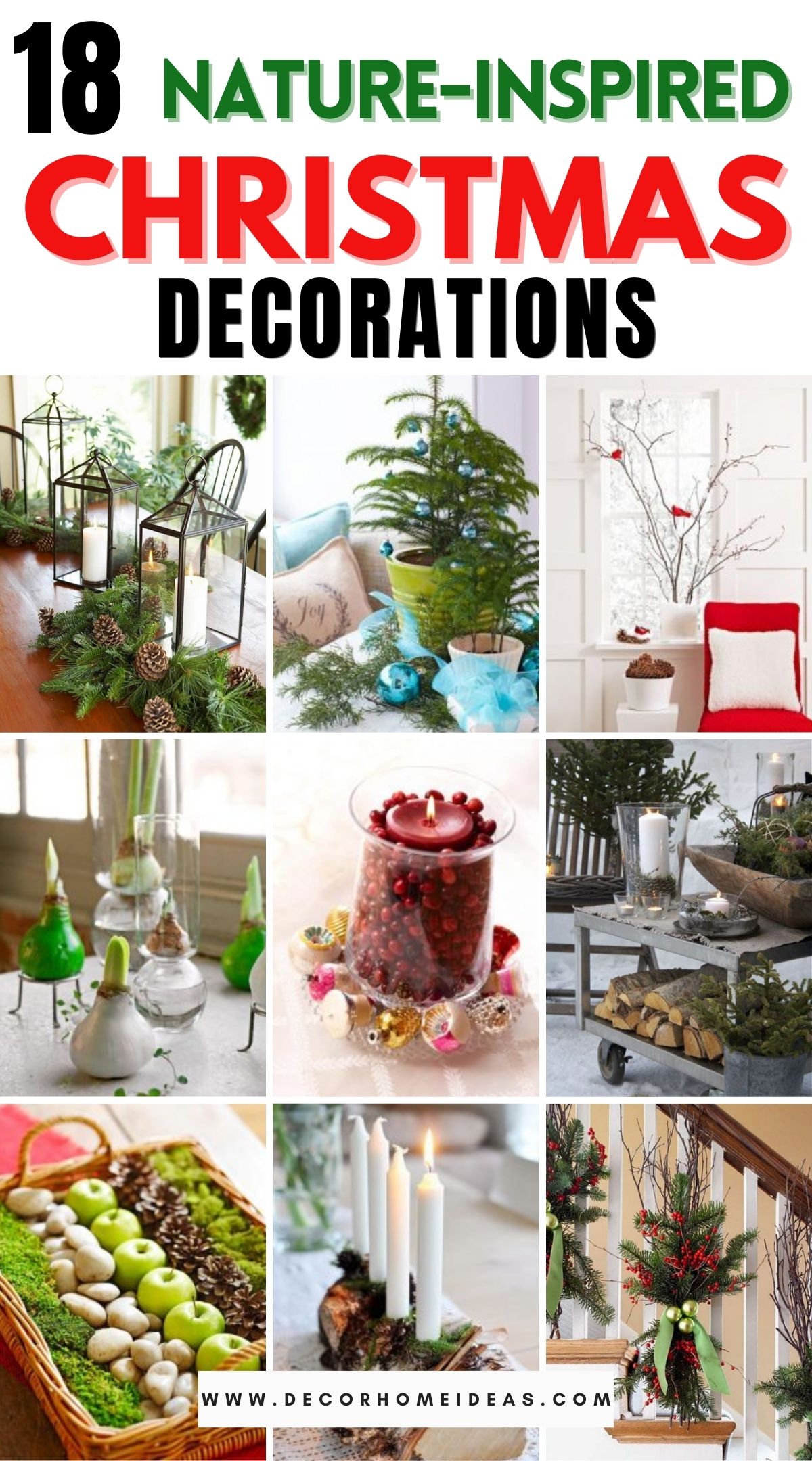 18 Nature Inspired Christmas Decorations 3