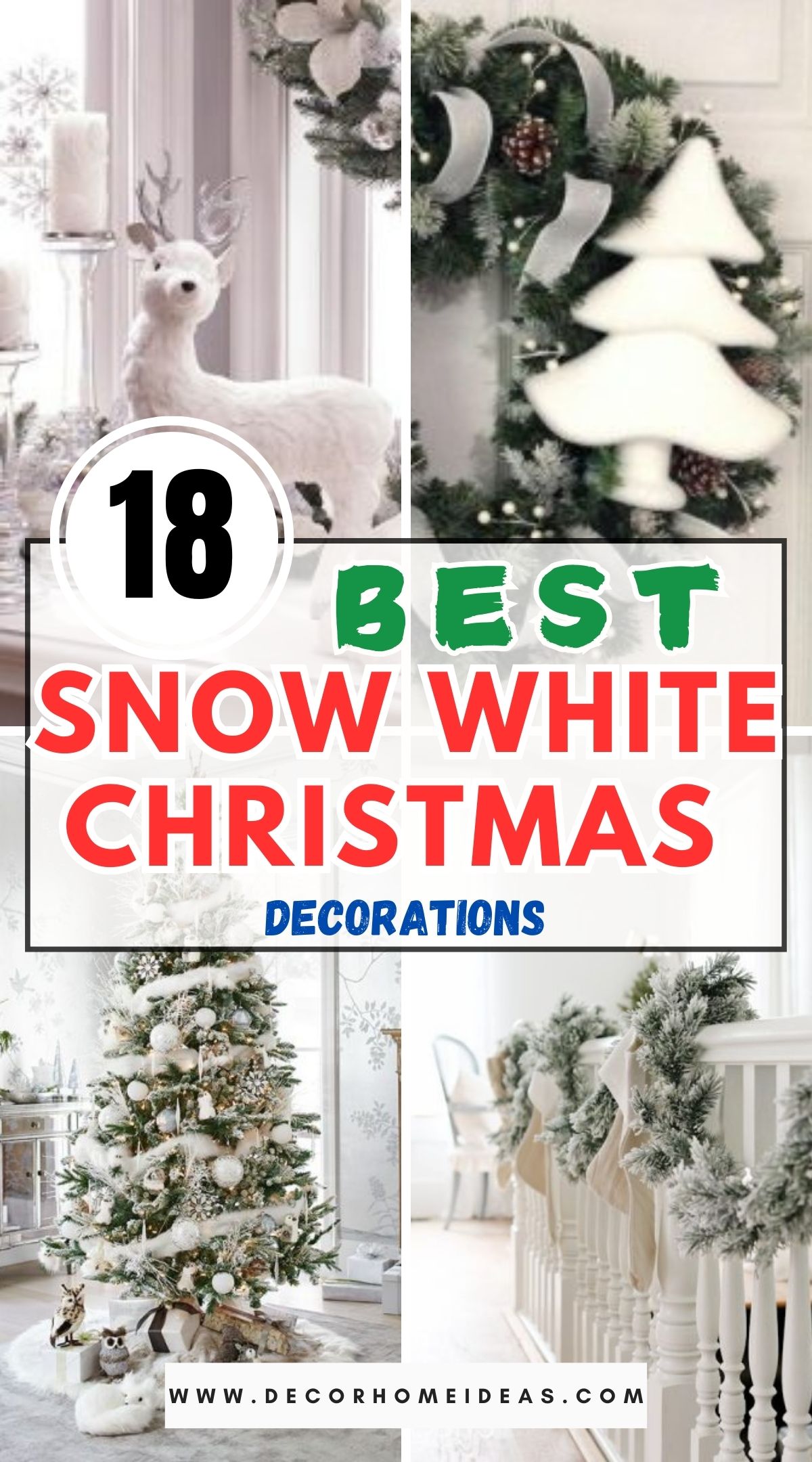 18 Snow White Christmas Decorations 1