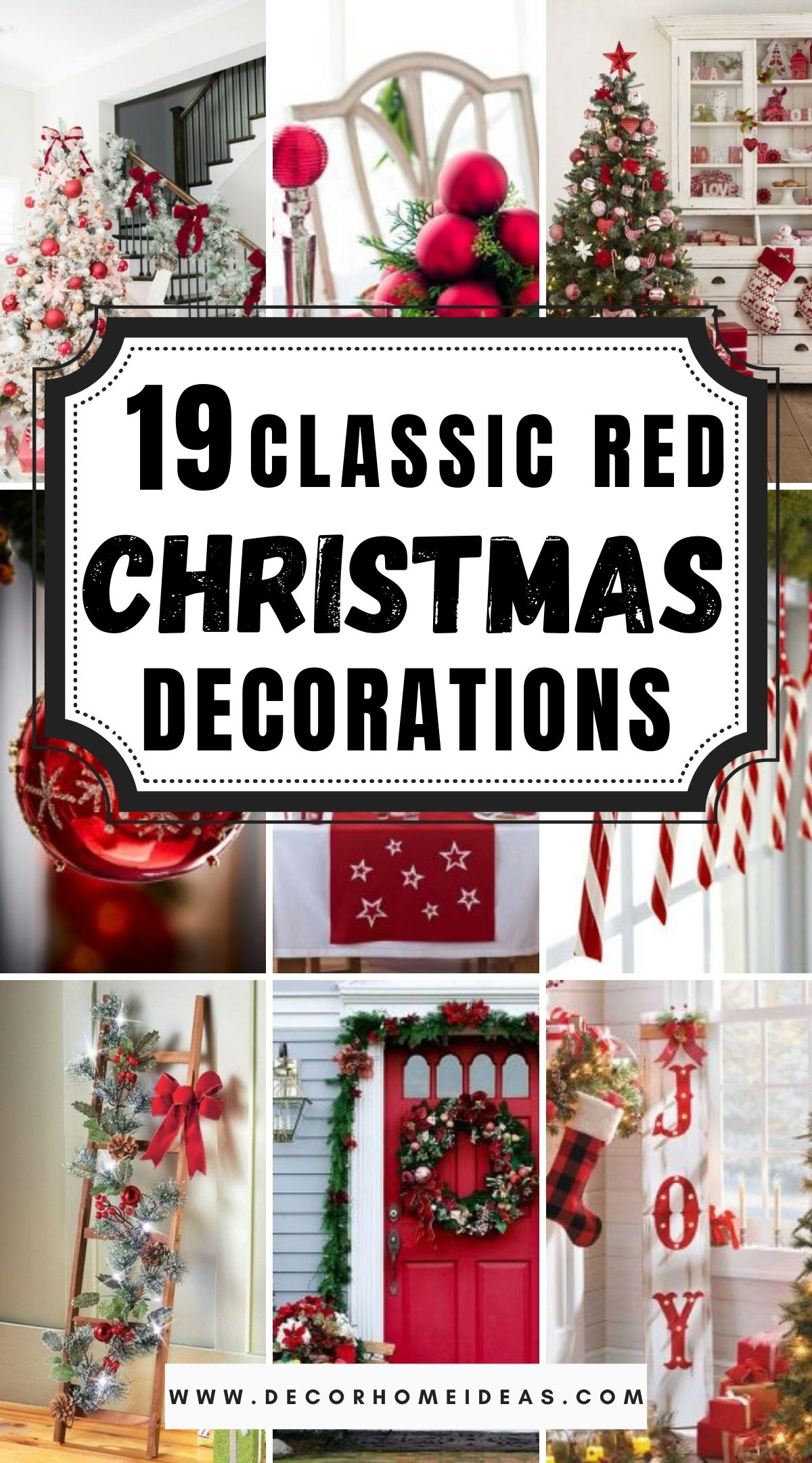 19 Classic Red Christmas Decorations 2