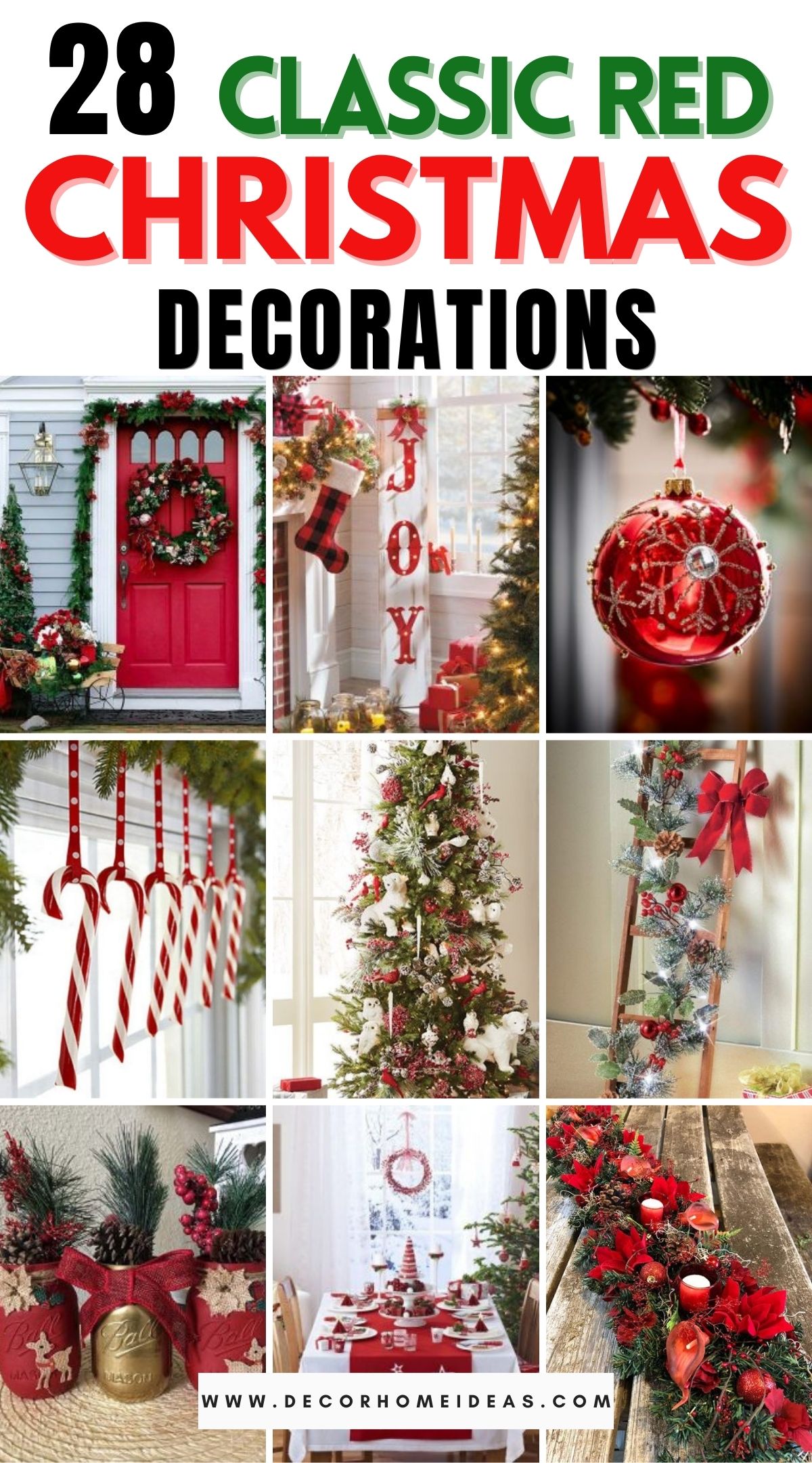 19 Classic Red Christmas Decorations 3