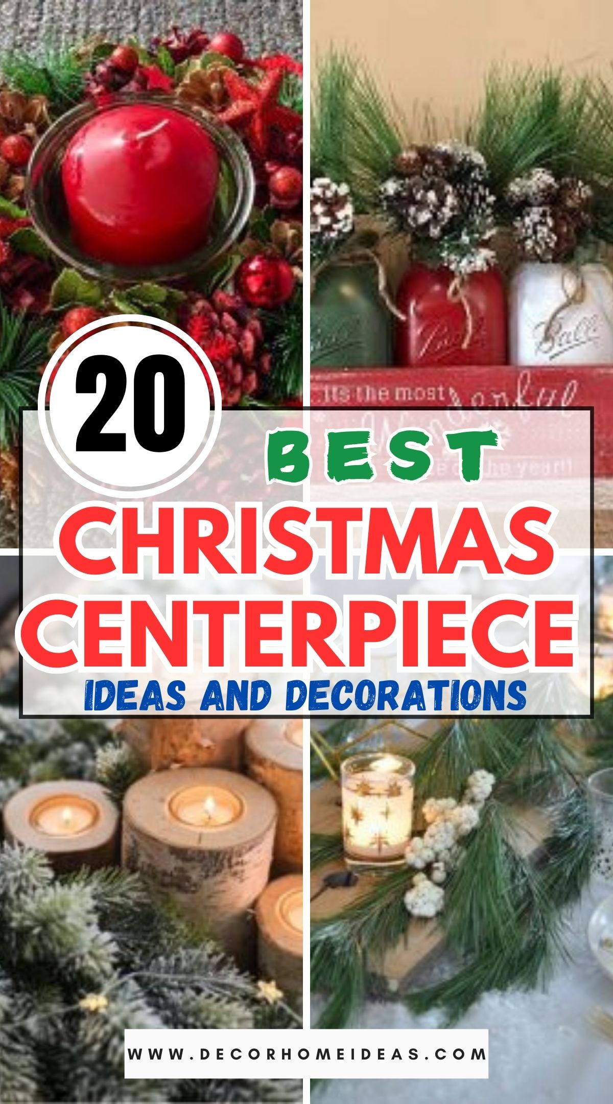 20 Glamorous Christmas Centerpieces 1