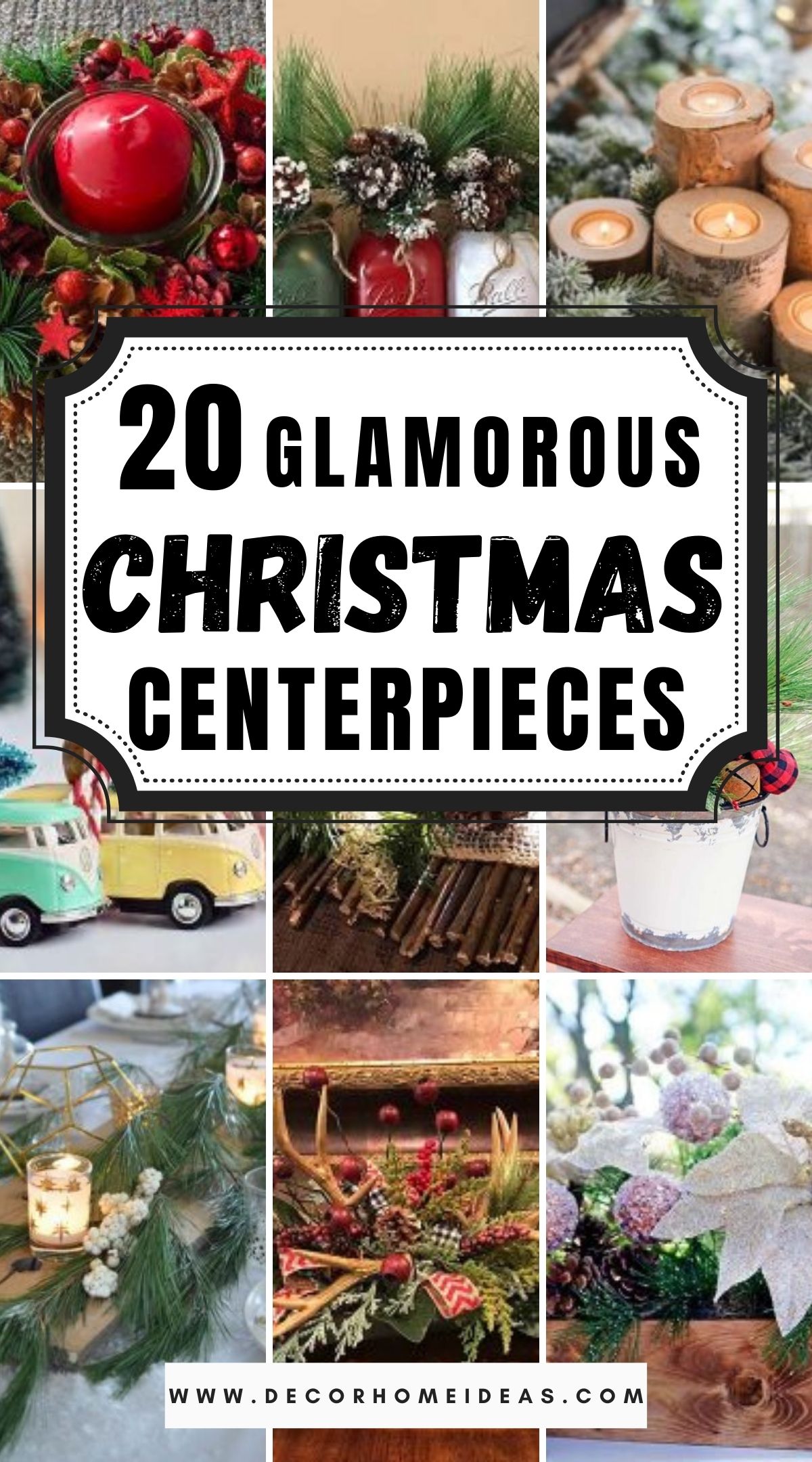 20 Glamorous Christmas Centerpieces 2