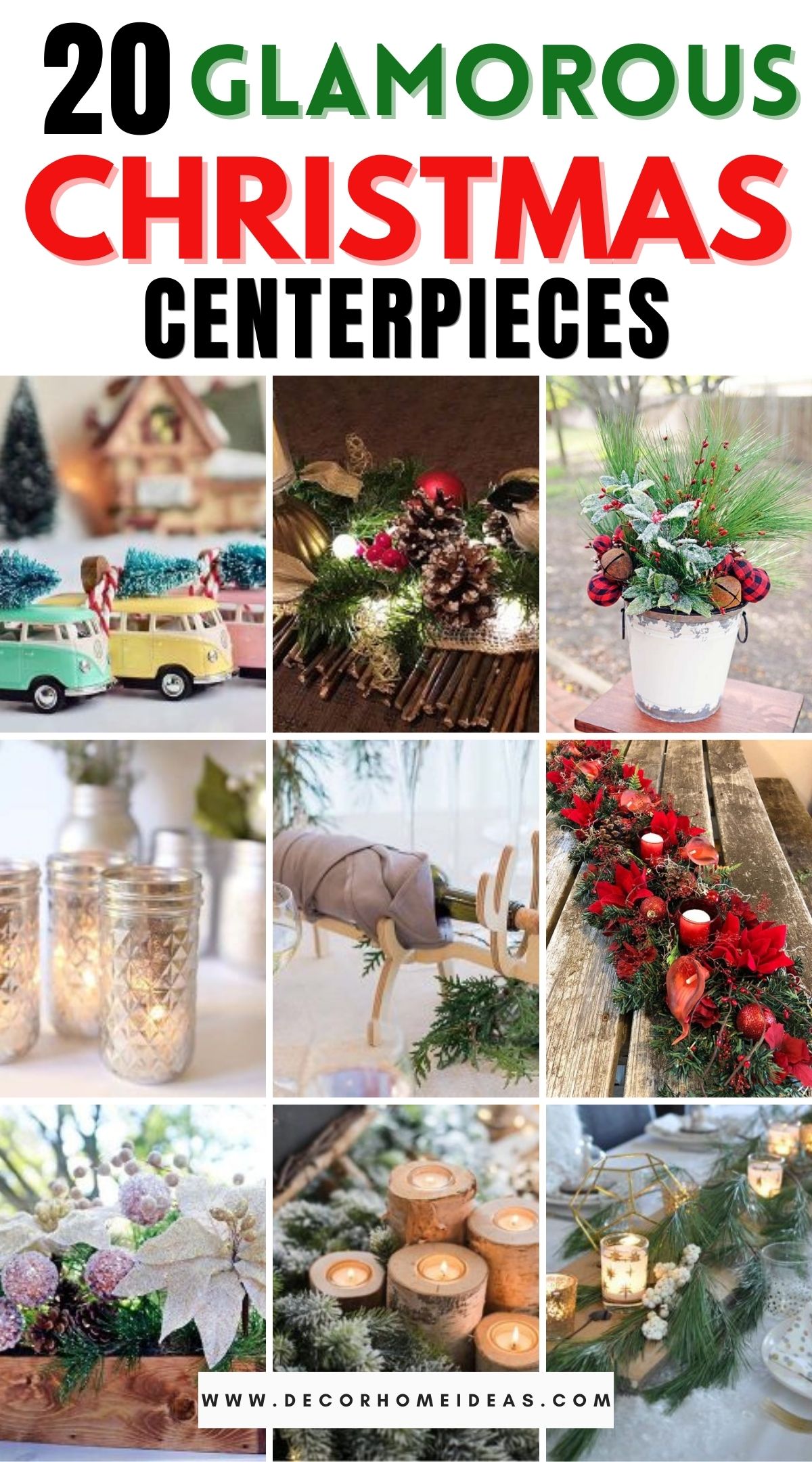 20 Glamorous Christmas Centerpieces 3