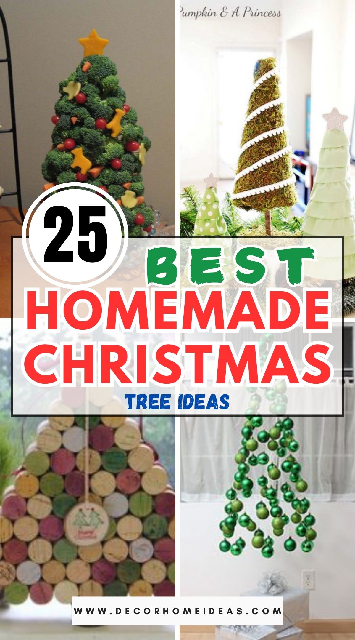 25 Homemade Christmas Tree Ideas 1