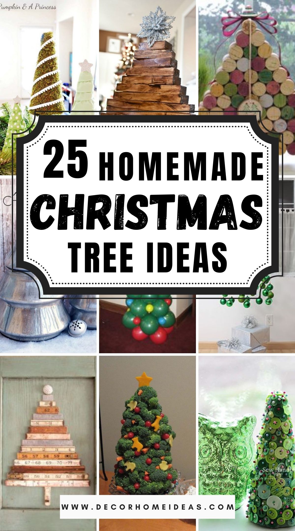 25 Homemade Christmas Tree Ideas 2