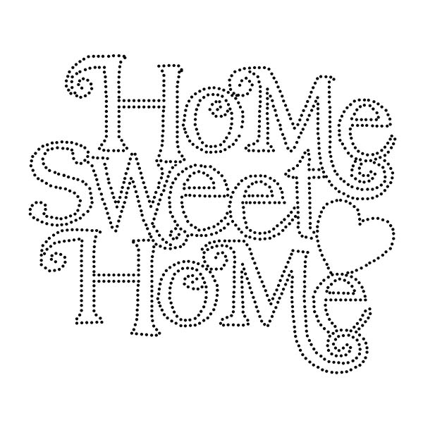 Home Sweet Home String Art Template