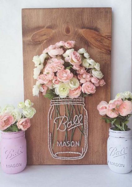 10 Beautiful Mason Jar String Art Ideas To Spark Your Creativity