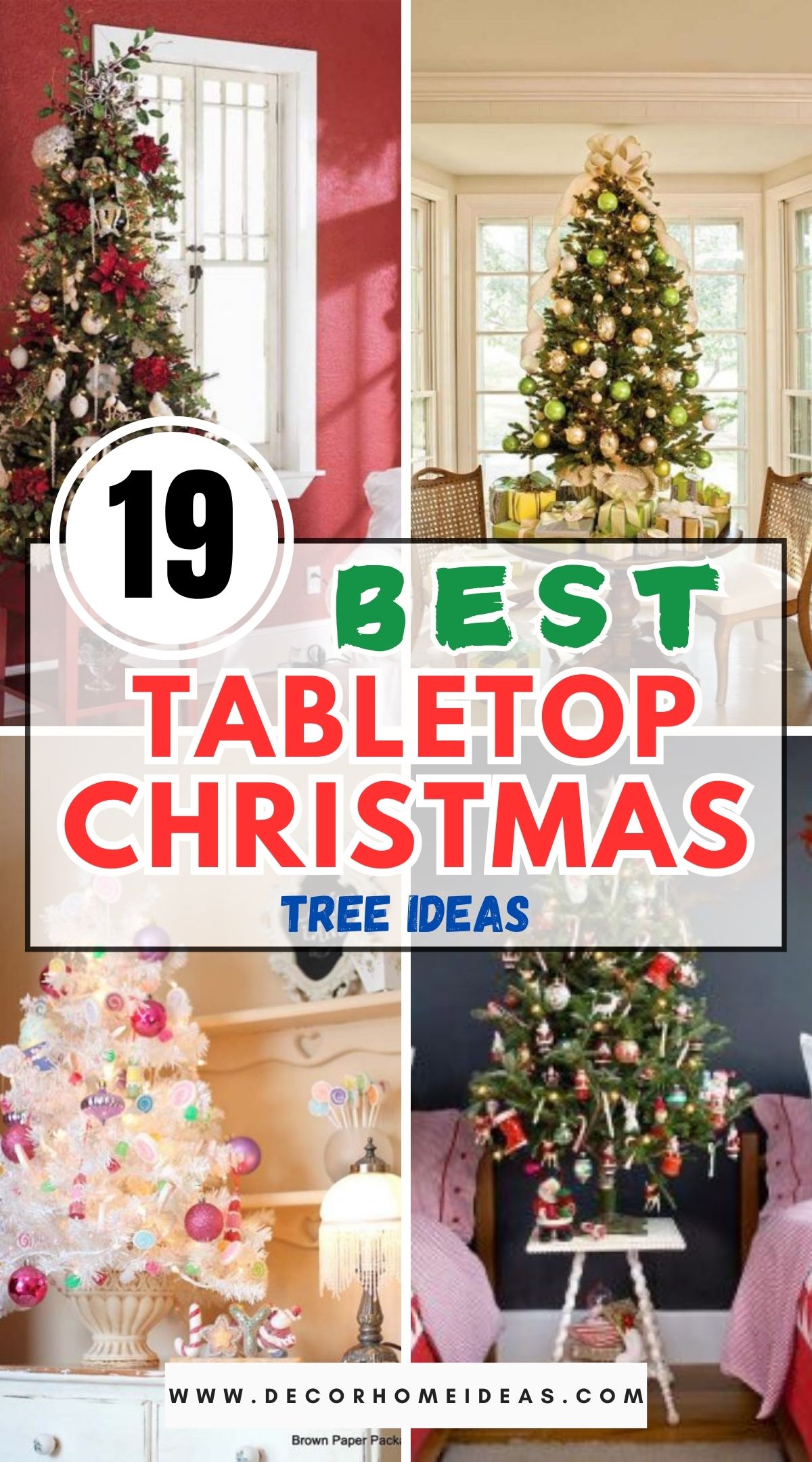 19 Tabletop Christmas Tree Ideas 1