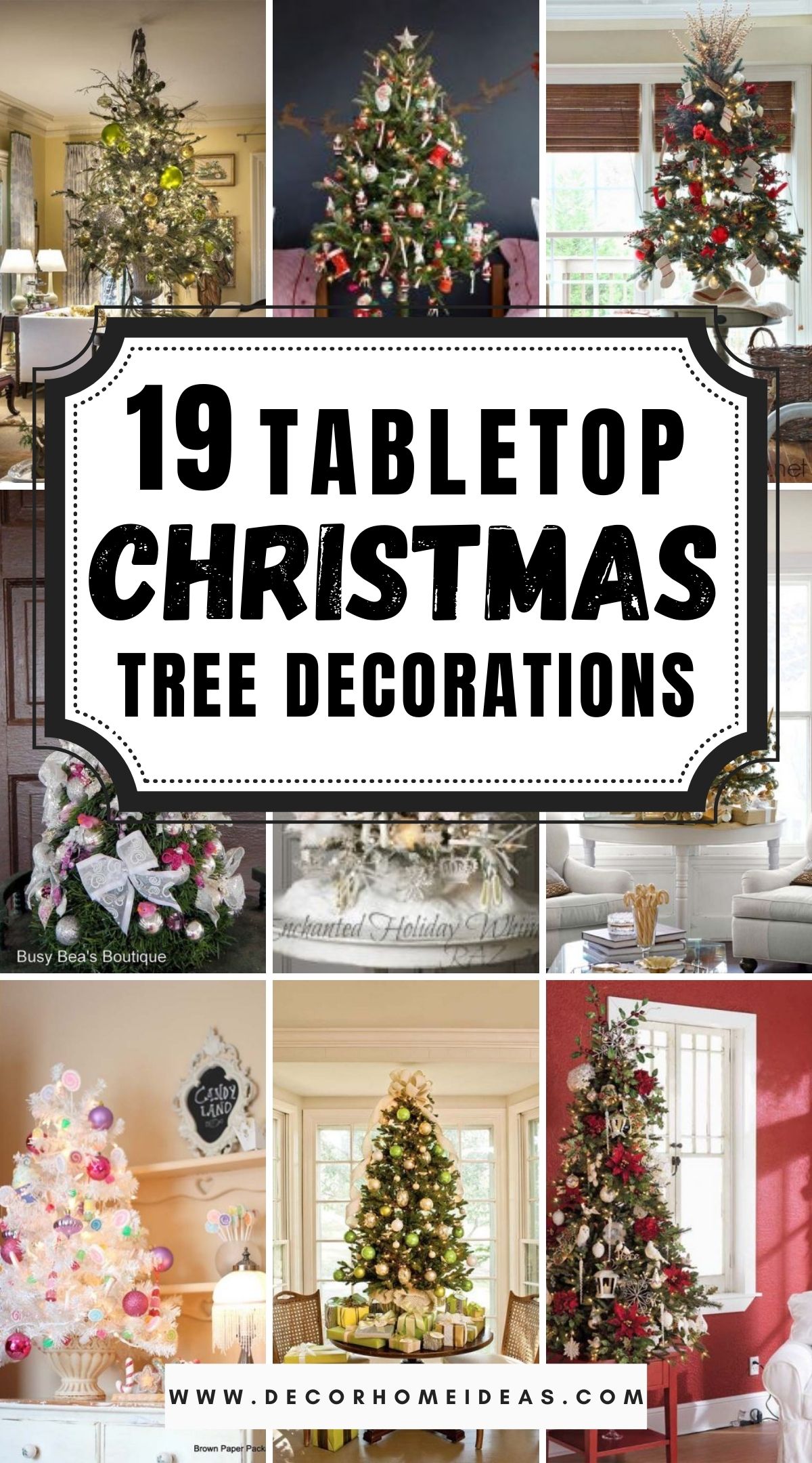 19 Tabletop Christmas Tree Ideas 3