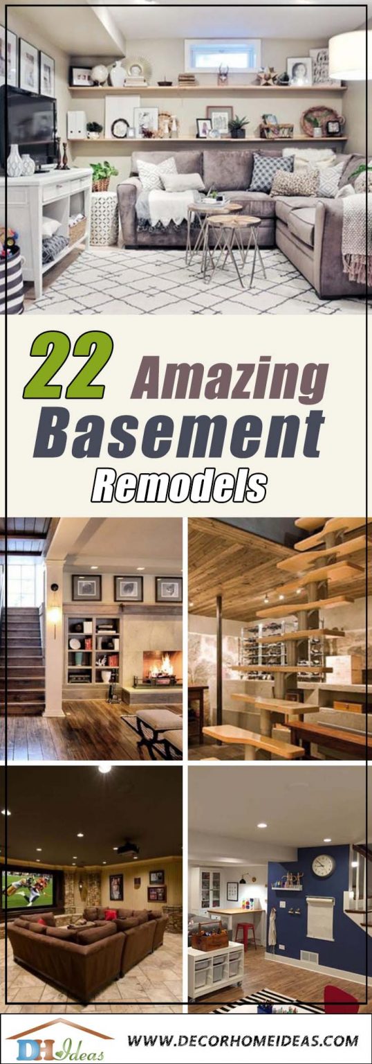 22 Amazing Basement Remodels To Make Your Home Perfect