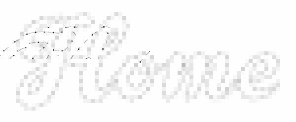 Home Sign String Art Template