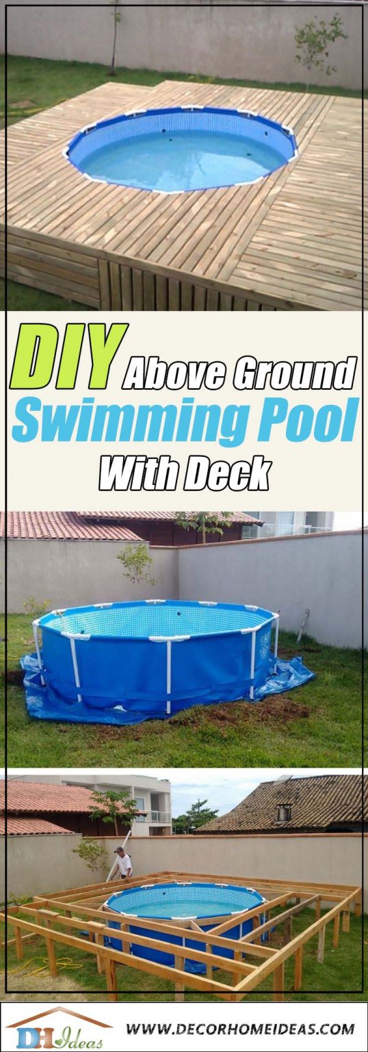 build your own pool above ground