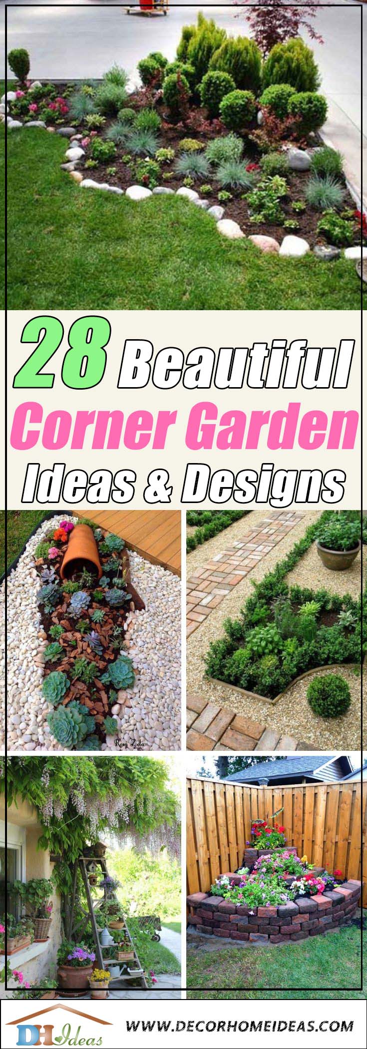 28 Beautiful Corner Garden Ideas and Designs | Decor Home Ideas