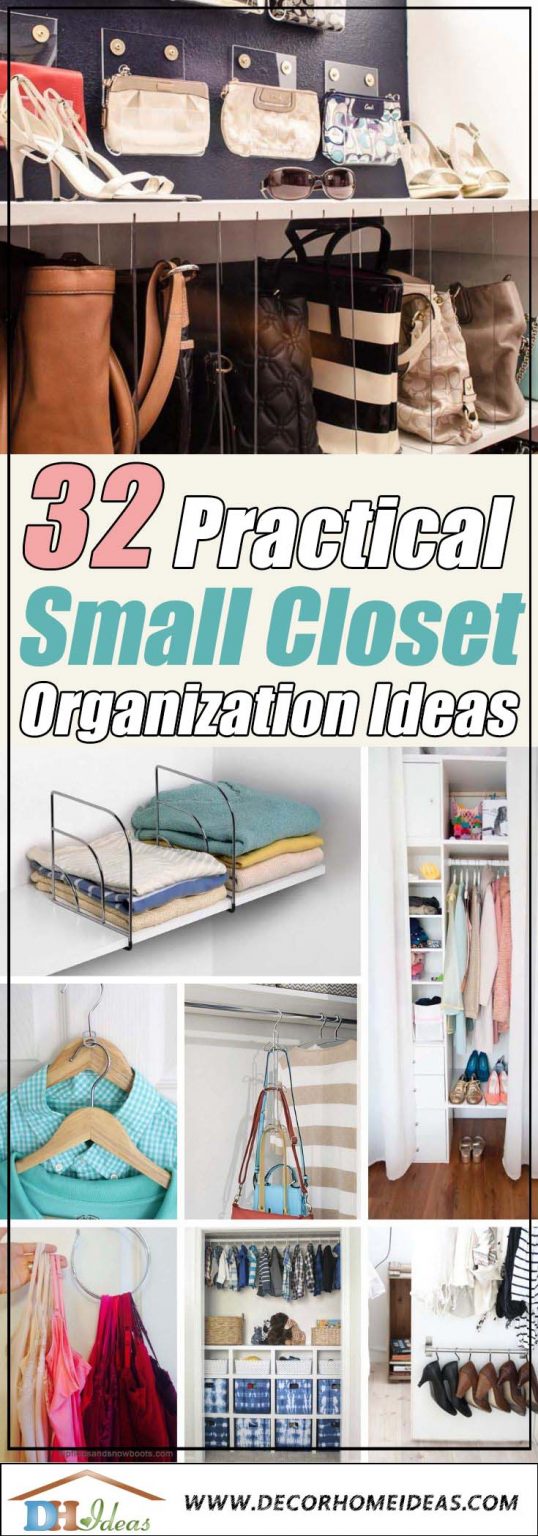 32 Ways To Squeeze More Space Out of a Small Closet