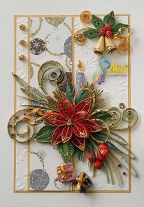 30+ Lovely Christmas Paper Quilling Cards