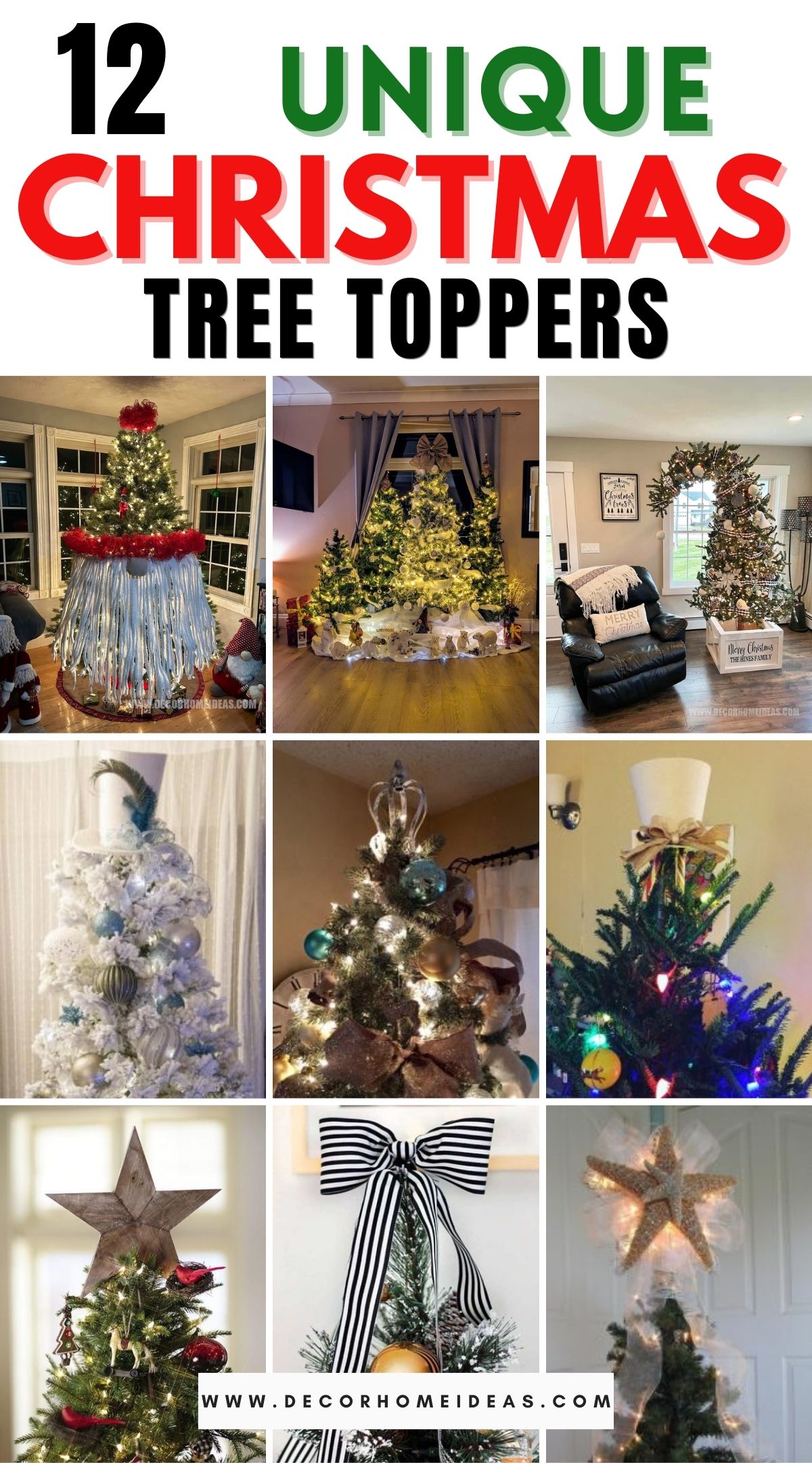 12 Unique Christmas Tree Toppers 1