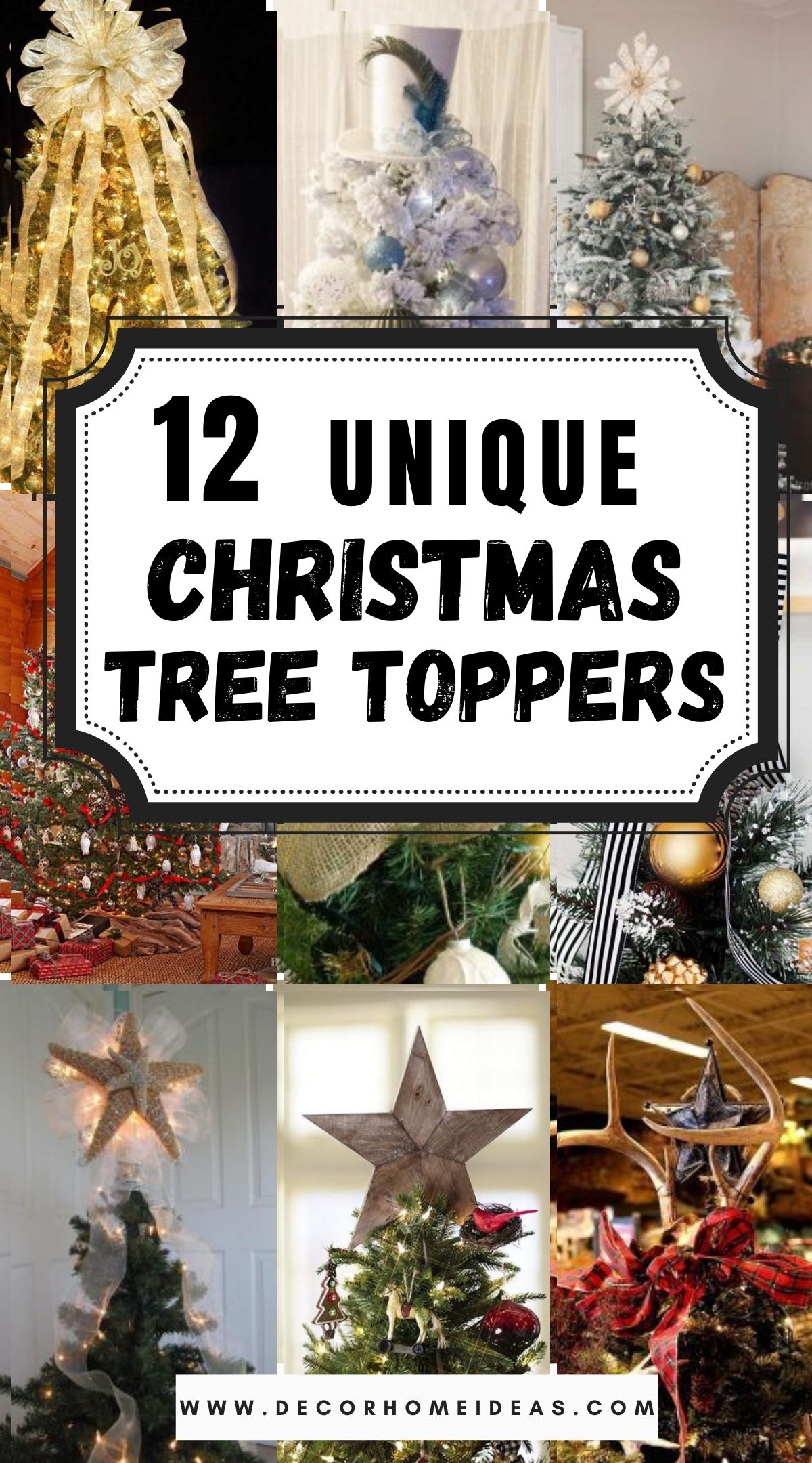 12 Unique Christmas Tree Toppers 2