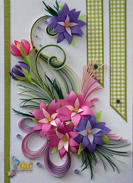 100+ Best Paper Quilling Cards ( Beautiful Photos )