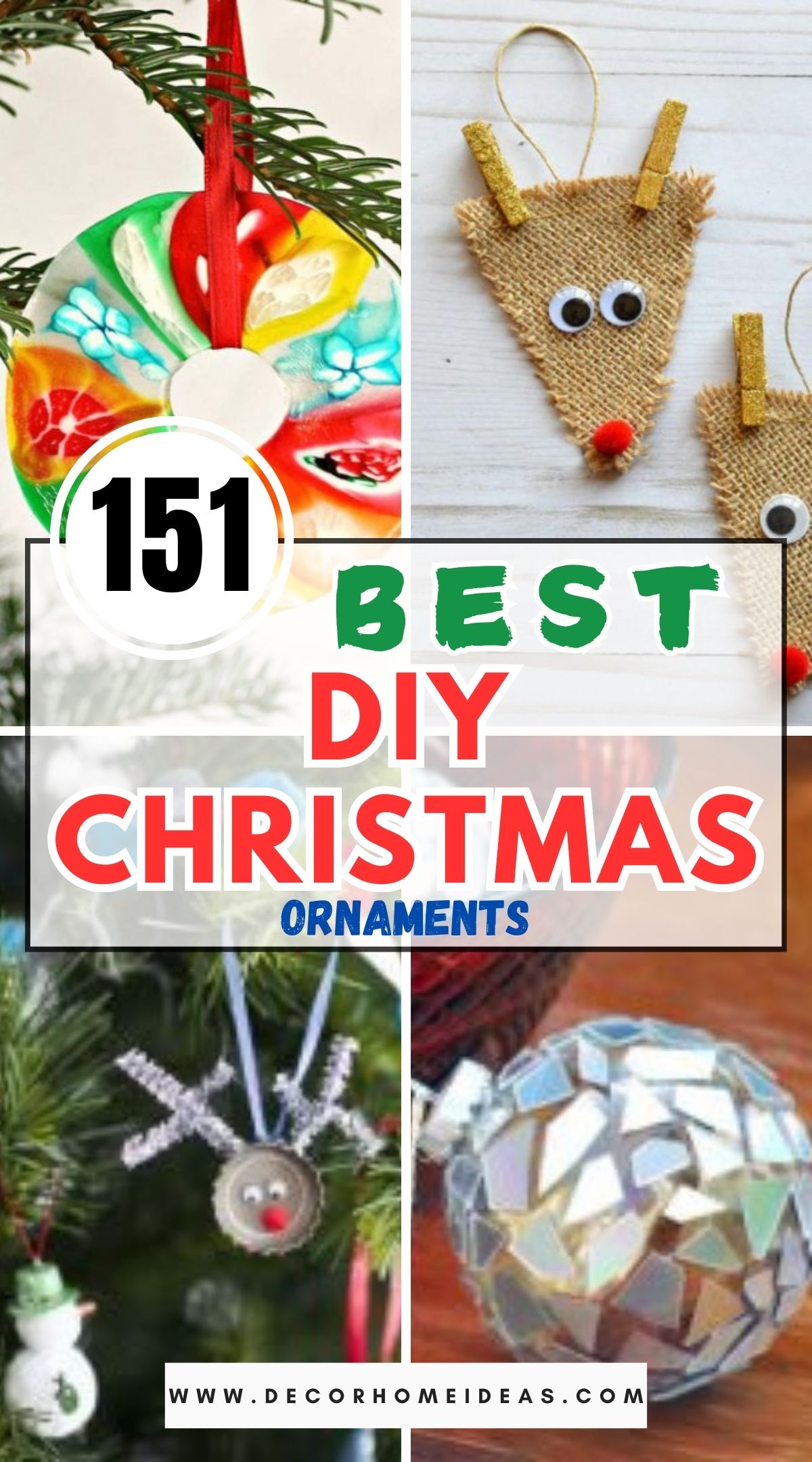 150 DIY Christmas Ornaments 1