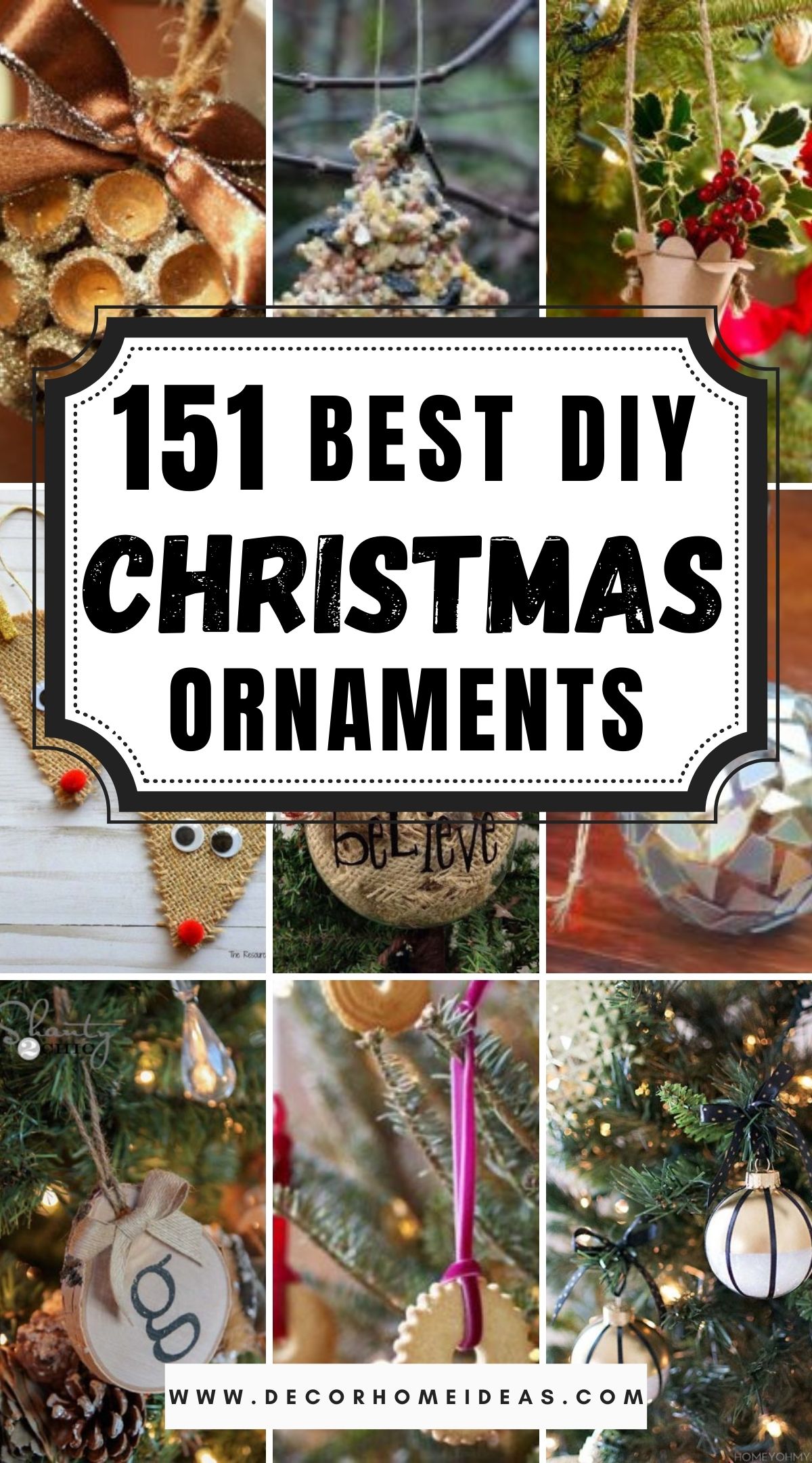 150 DIY Christmas Ornaments 2