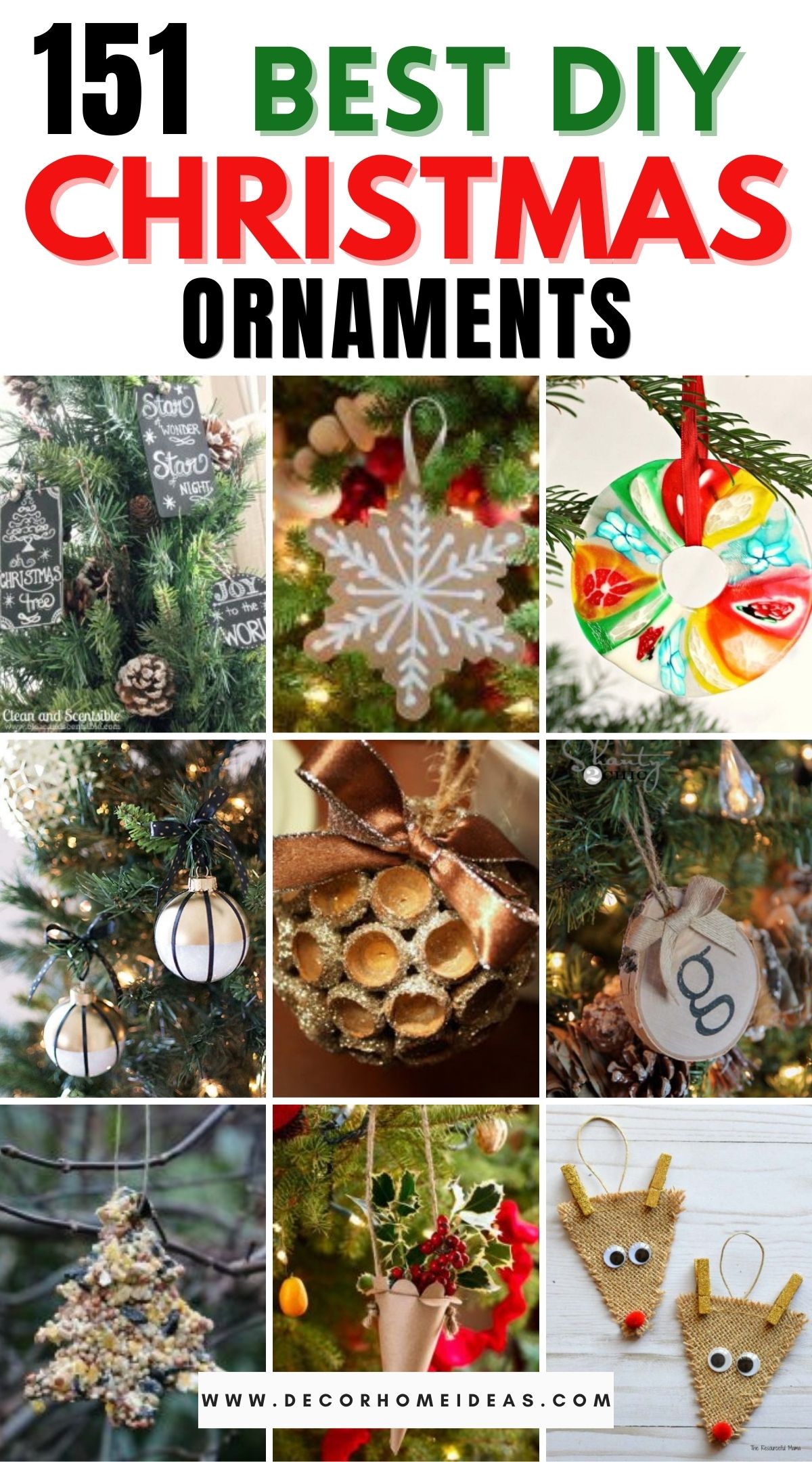 150 DIY Christmas Ornaments 3