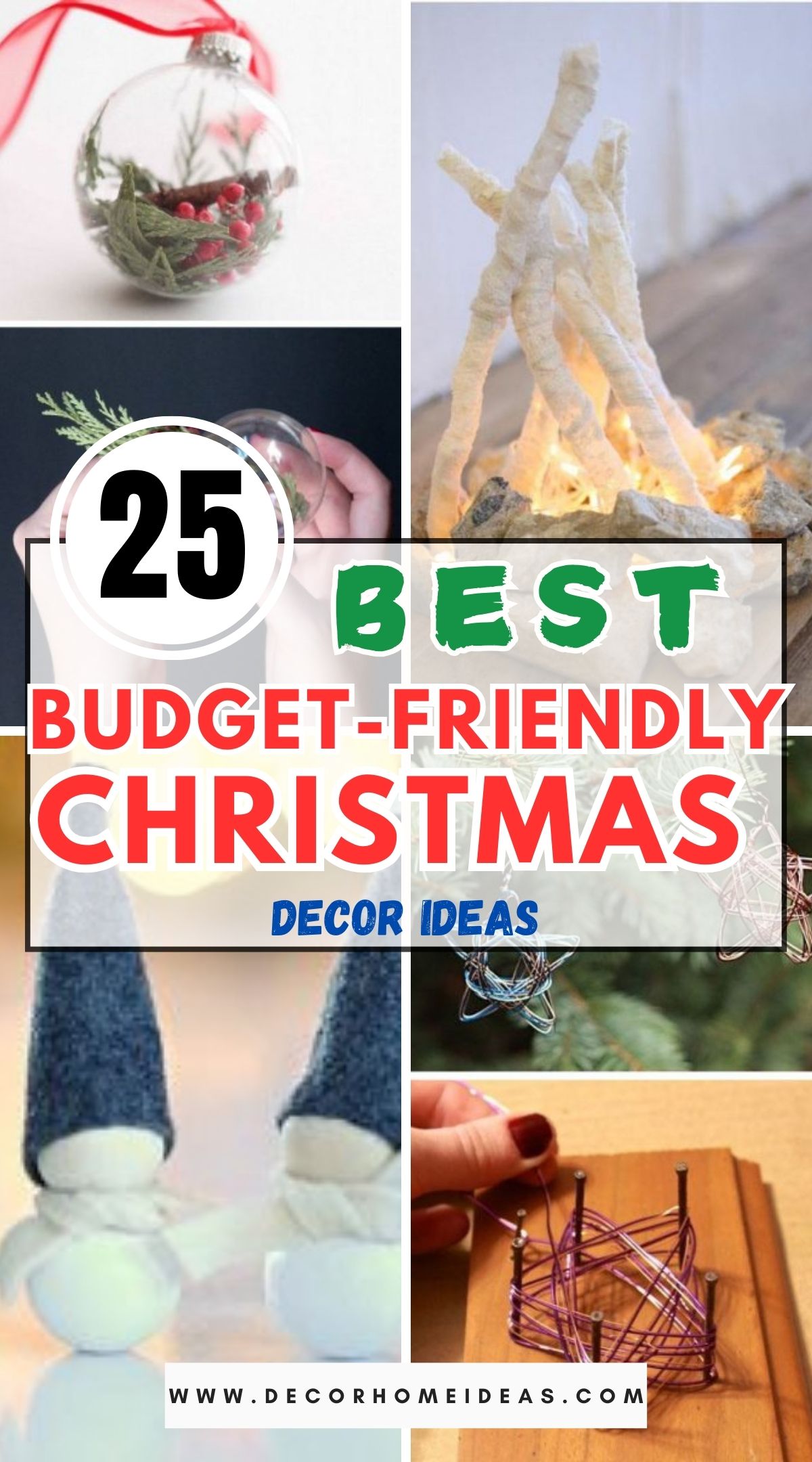 25 Budget Friendly DIY Christmas Decor Ideas 1