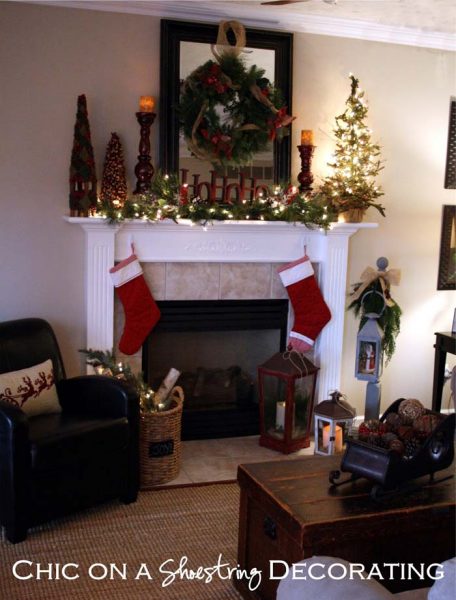 100+ Rustic Christmas Decorations For a Warm Cozy Home | Decor Home Ideas