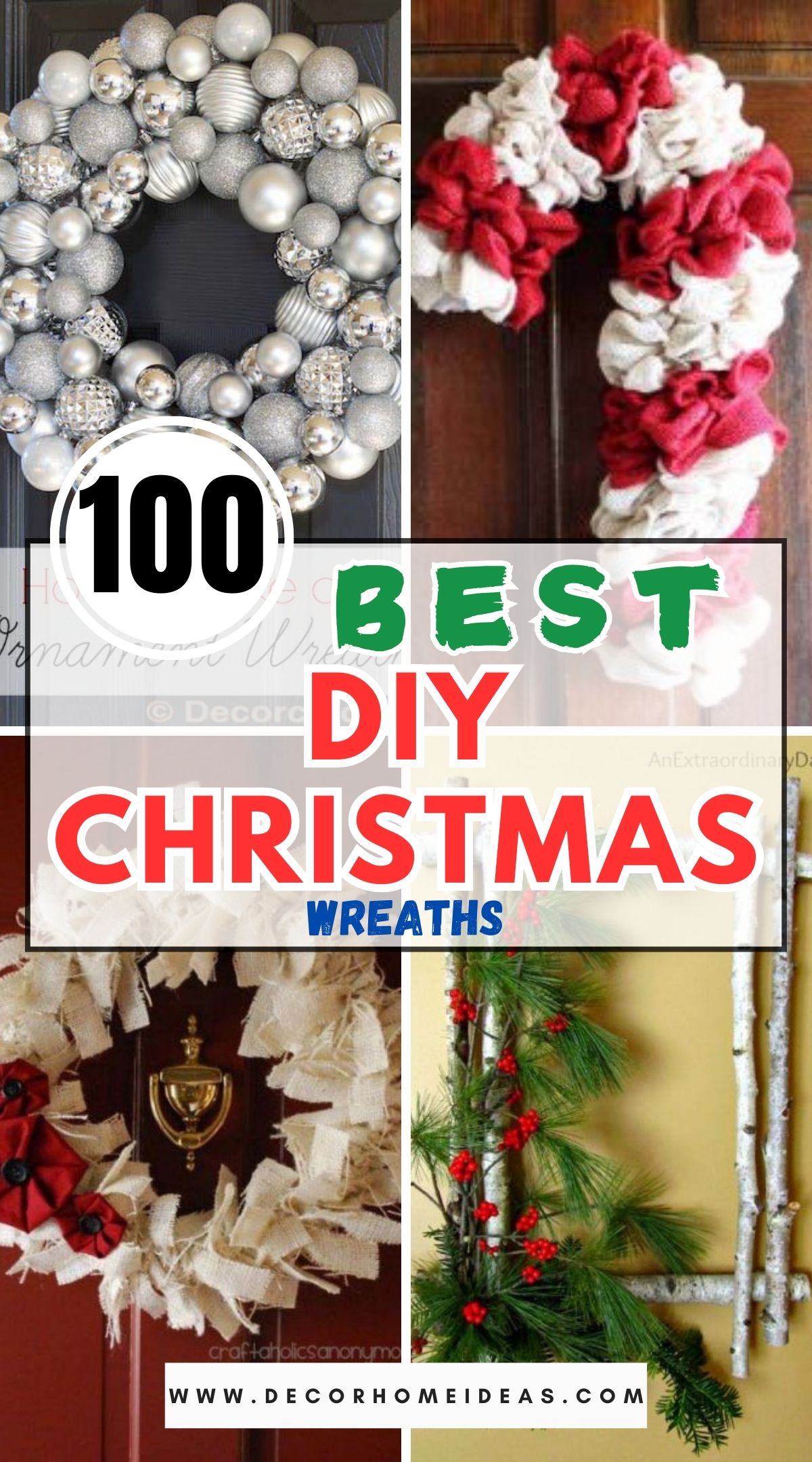 100 Best DIY Christmas Wreaths 1