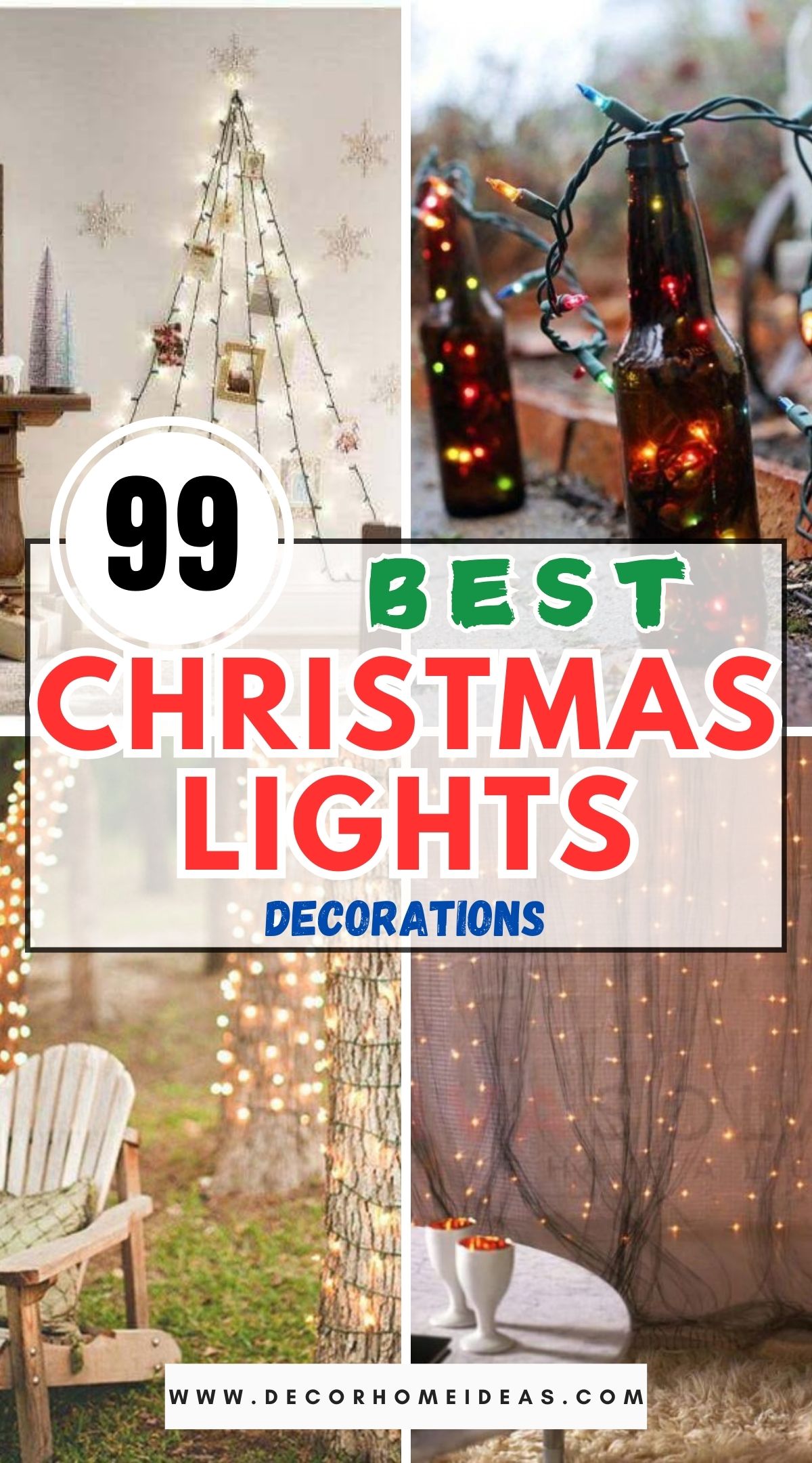 100 Creative DIY Christmas Lights Decorations 1