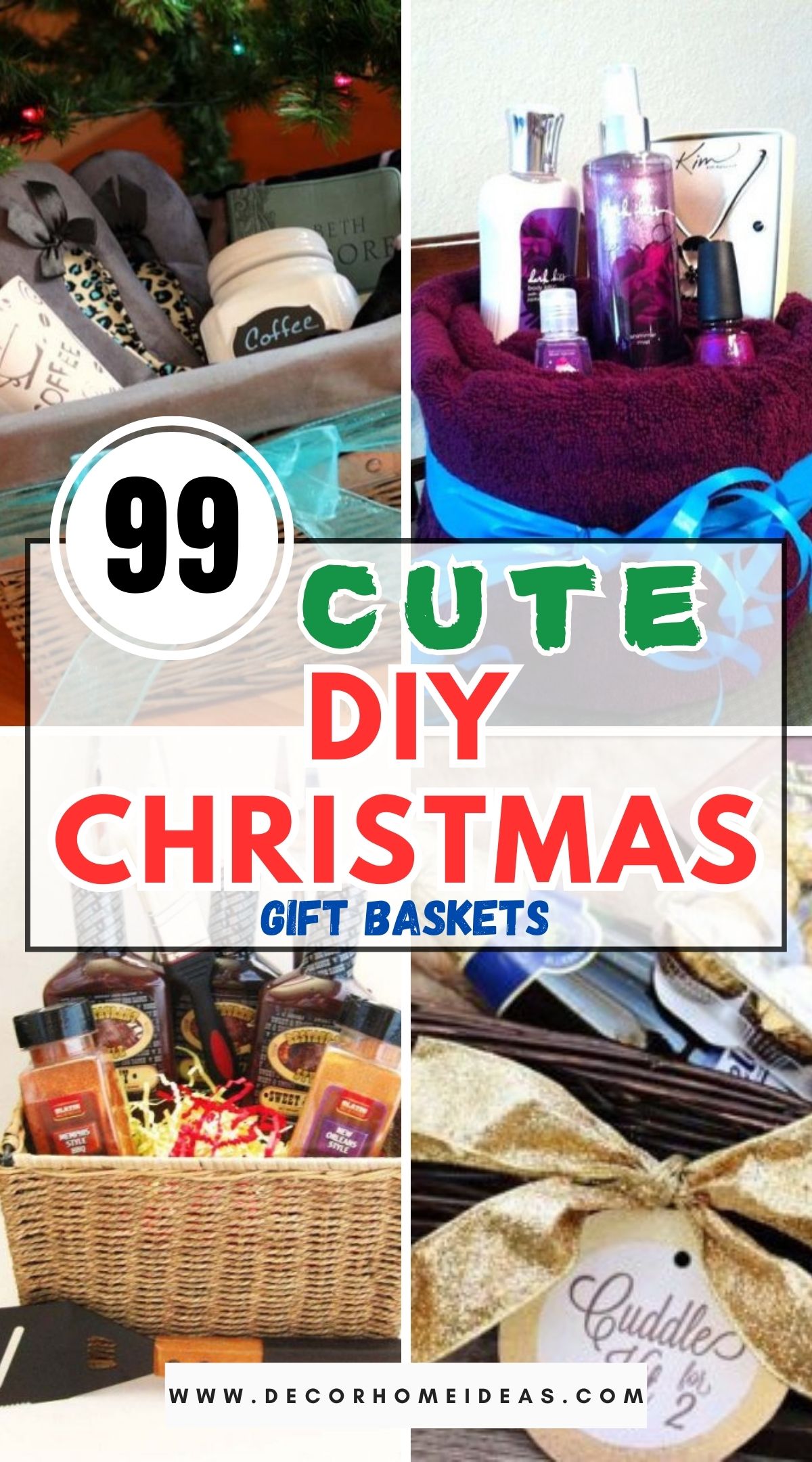 100 Cute DIY Christmas Gift Baskets 1