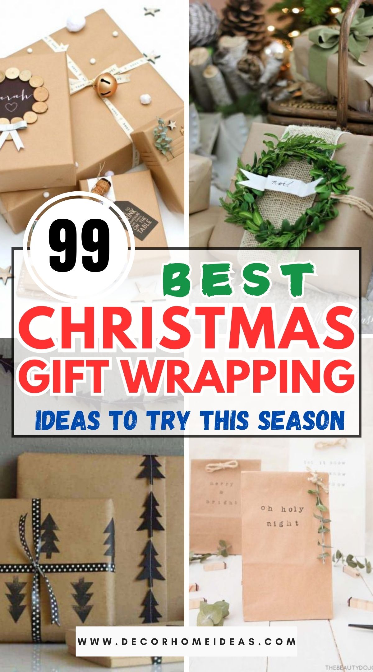 100 Simple Christmas Gift Wrapping Ideas 1