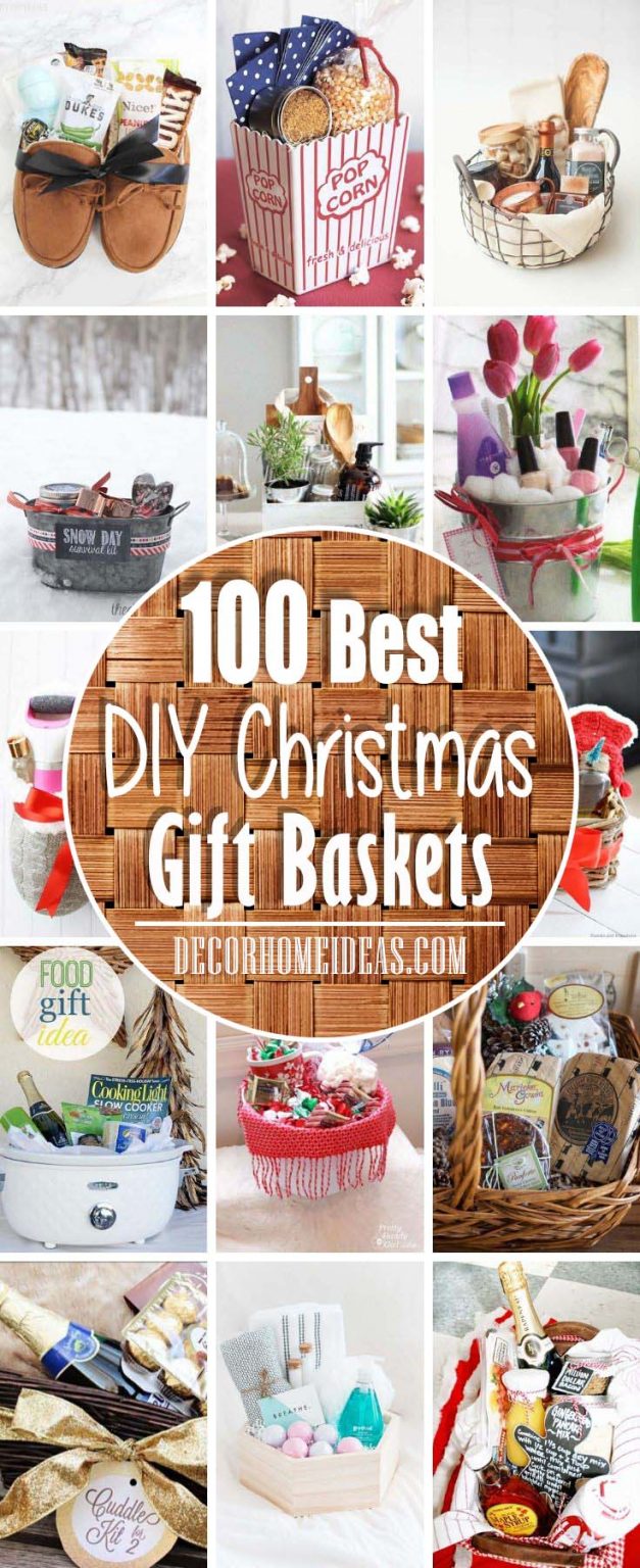 100 Super Cute DIY Christmas Gift Baskets That Anyone Would Love